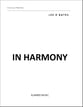 In Harmony TTBB choral sheet music cover